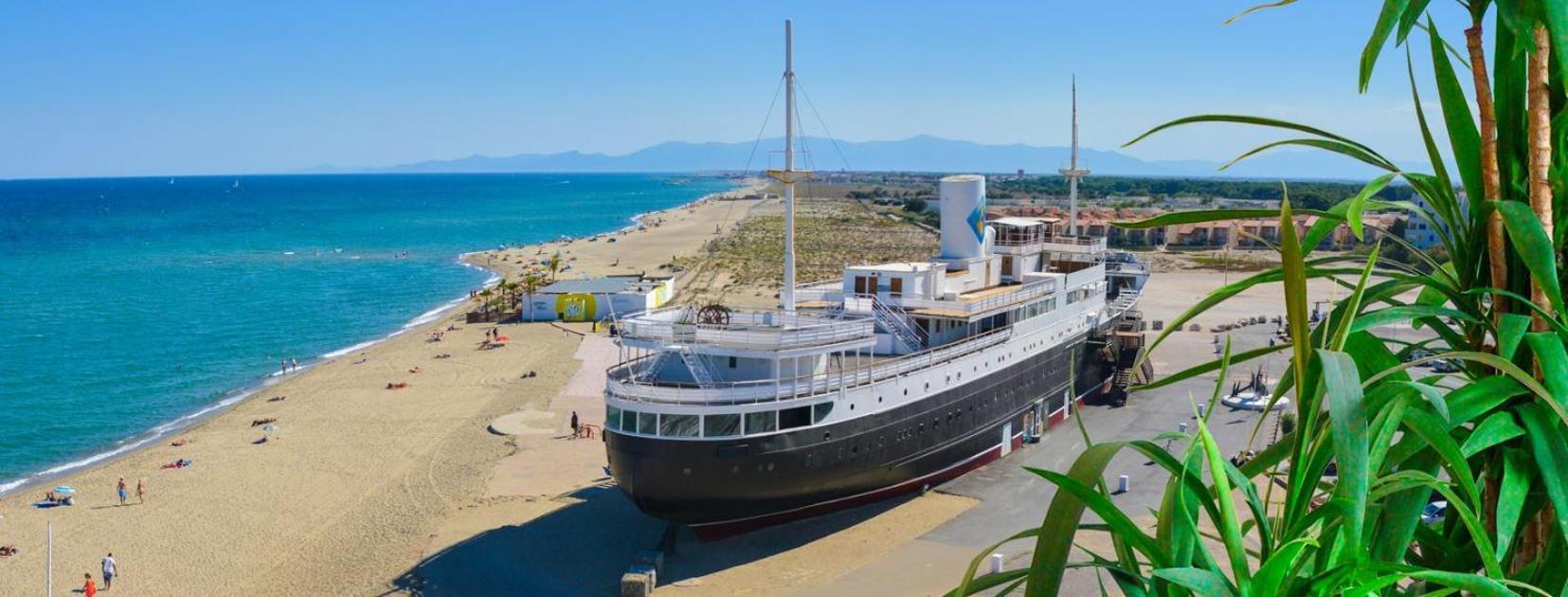 Studio Cosy A 300M De La Mer, Face Aux Festivals, Derriere La Night Life Le Barcares Bagian luar foto